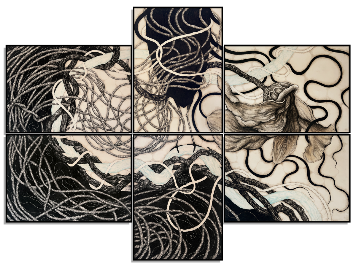 Through Charcoal and Memory: Badush Babu Explores Isolation and Transformation