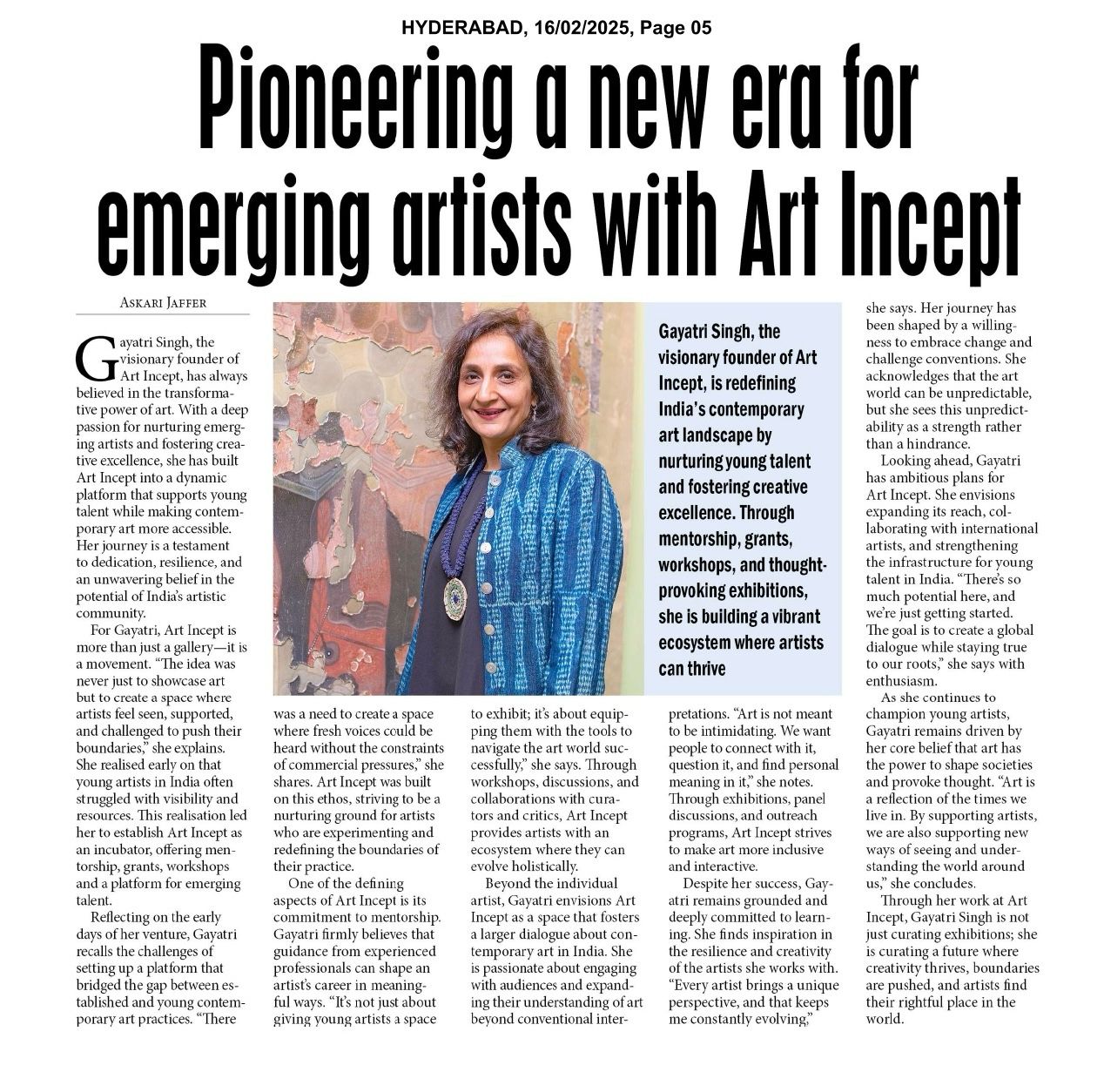 Pioneering a new era for emerging artists with Art Incept