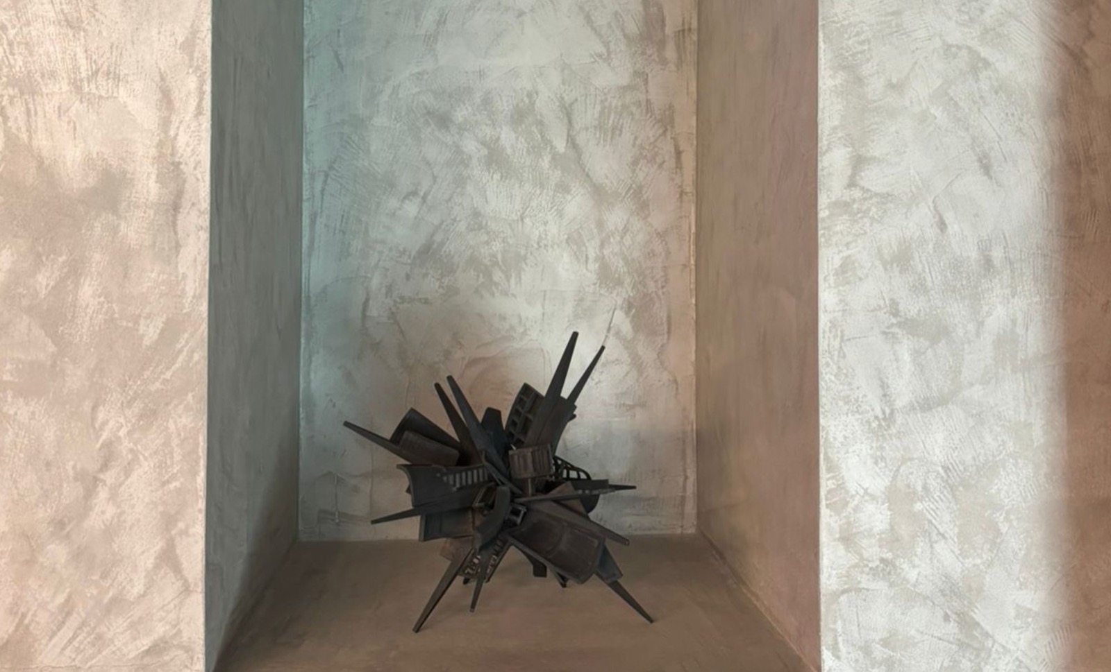 Martand Khosla, Sculpture- 2, Wood Steel & Ink